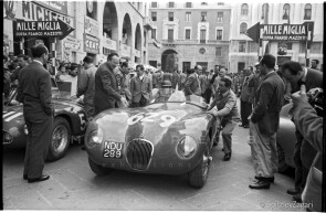 53-7.  Car no. 629 neg no 8 Mille Miglia 